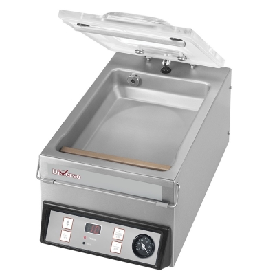 Machine sous vide, couvercle bombé, cuve acier inox - 4 m3/h WR-22X31-B